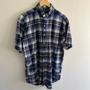 Polo Ralph Lauren: Short Sleeve Plaid Button Down Shirt